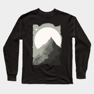 Slate rock of the moon Long Sleeve T-Shirt